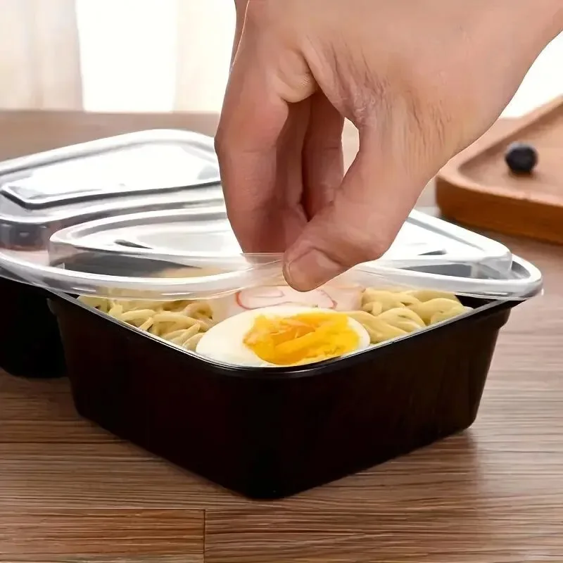 10 세트 뚜껑이 있는 일회용 식품 상자 전자레인지 식 - Food Storage Kitchen Container Set 리뷰 및 가격
