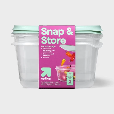 2026년 신제품 2팩 48온스 대형 직사각형 식품 보 - Food Storage Large Plastic Containers 리뷰 및 가격