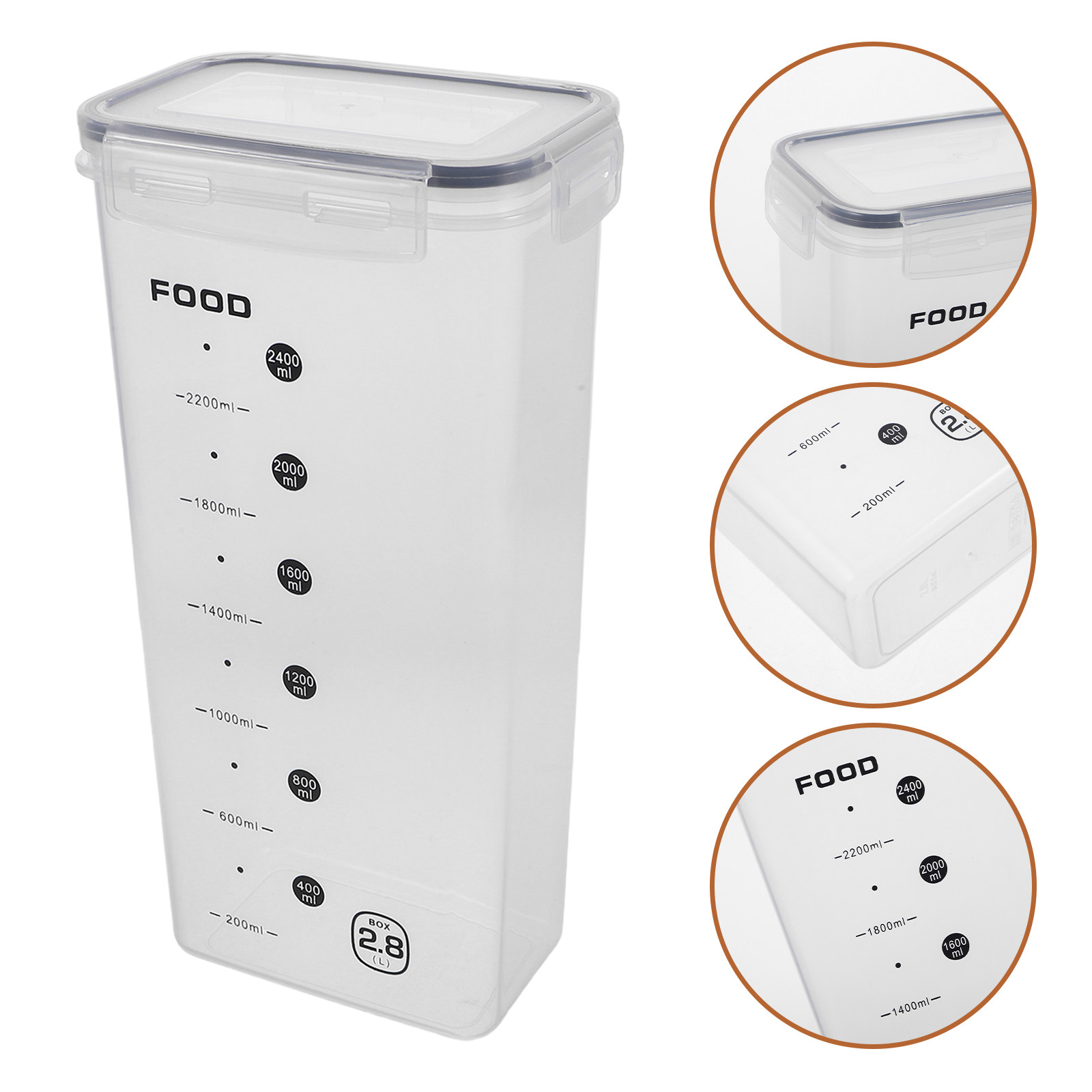 2개 투명 곡물 보관 용기 밀폐형 쌀 시리얼 파스타 디 - Food Storage Dispenser 리뷰 및 가격