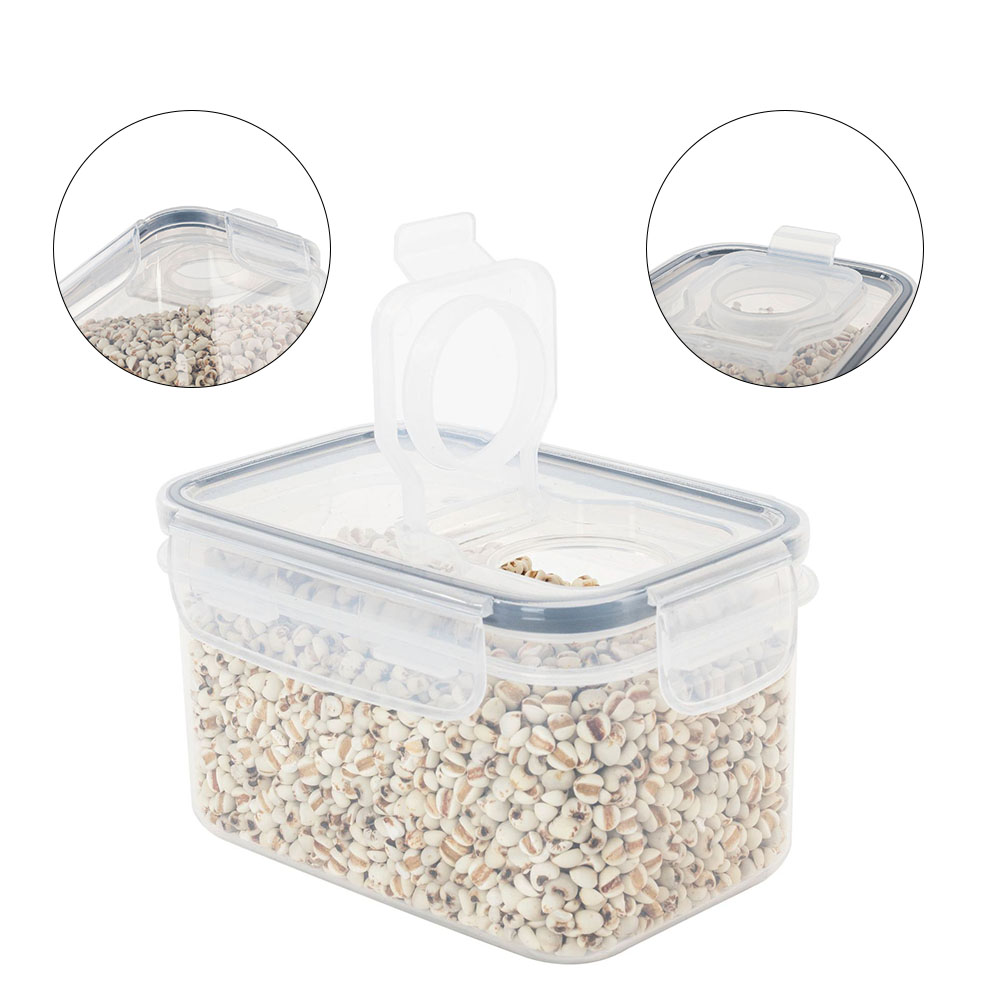 봉인 된 플라스틱 식품 보관 상자 시리얼 캔디 뚜껑이있 - Food Storage Kitchen Container Set 리뷰 및 가격